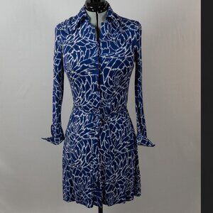 DVF Vintage Long Sleeve Midi